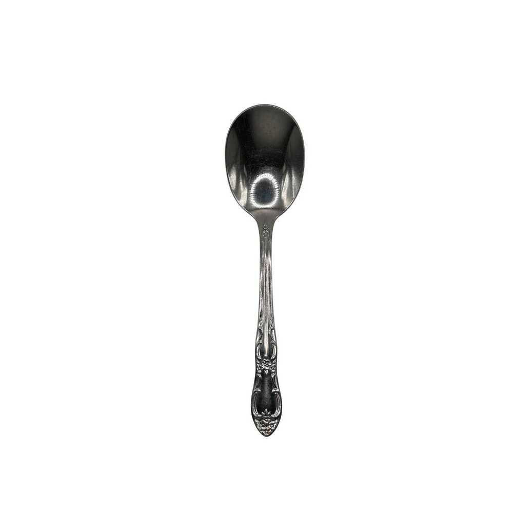 Oneida Silver Venus Stainless Steel Floral Scroll Design Sugar spoon Spoon